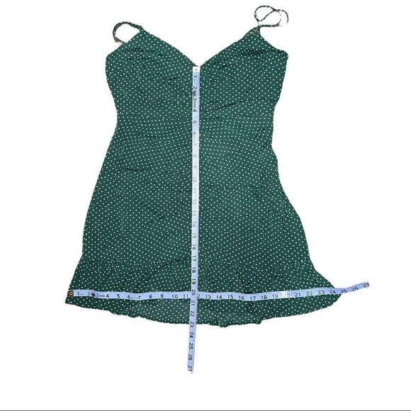 Urban Outfitters Mar Polka Dot Cinched Mini Dress - Picture 7 of 10